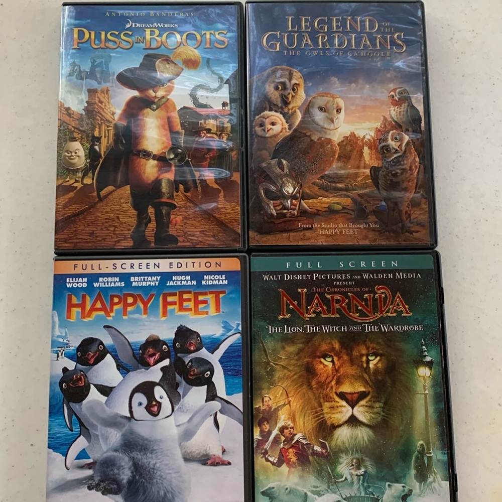 Four DVDs- EUC